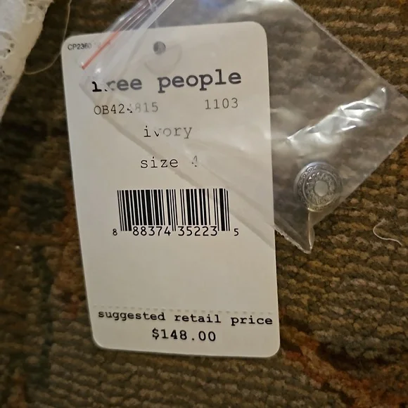 Ivory white free people dress - Picture 2 of 3